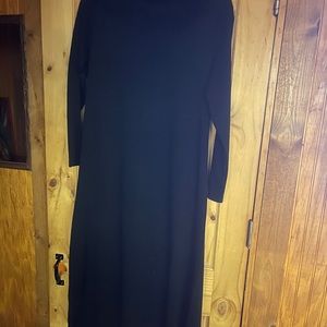 Black sweater dress
